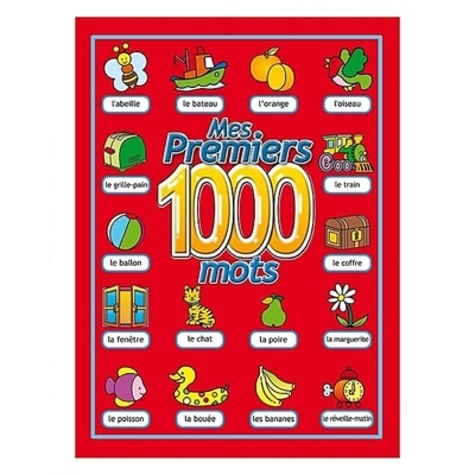 Mes premiers 1000 mots Rouge : Français-Français