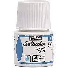 Peinture pour Tissus Pébéo Setacolor N°10 Blanc