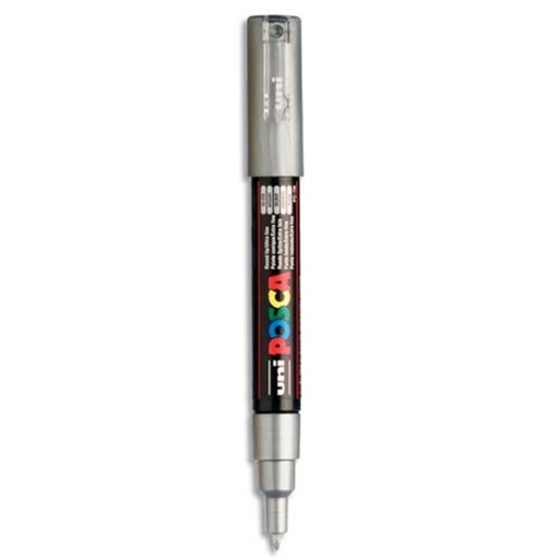 [PC-1M] Marqueur Posca Pointe Extra fine Argent