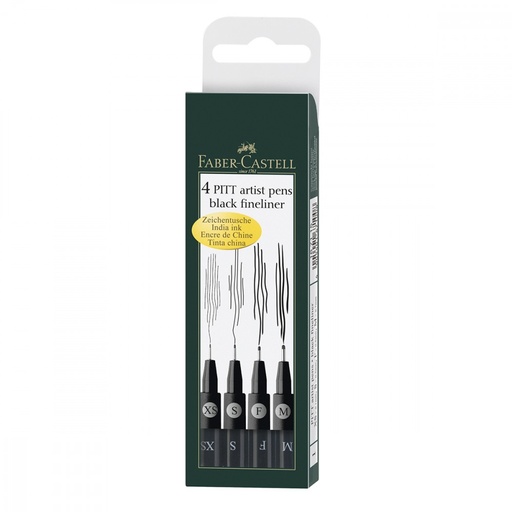 [167115] Set de 4 Stylos Feutres PITT