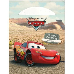 Handy coloring with stickers cars
