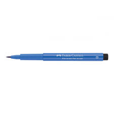 [167443] Feutre Pitt Pinceau Faber Castell  Bleu B
