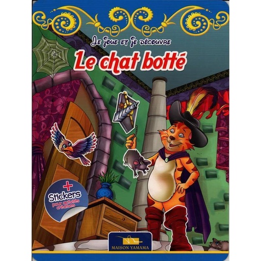 Je joue et je découvre + Stickers : Le chat botté