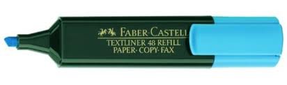 Surligneur Fluorescent Textiliner 48 Bleu