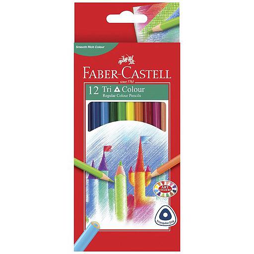 Crayons de Couleur TRI COULEUR 12 Crayons Rèf 115853