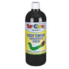 Peinture Gouache Toy Color 1L Noir Liquide