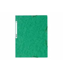 [55503] Chemise à Rabat A4 Cartonnée Vert