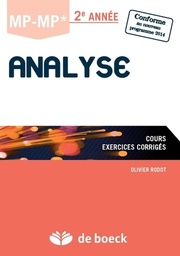 Analyse MP-MP* 2e année  - Cours et exercices corrigés