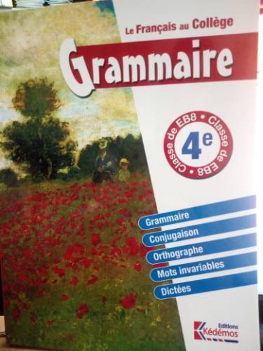 [9799953832882] Le Français au collège 4e grammaire - EB8