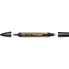 [O949] Marqueur double pointe Jaune Pastel