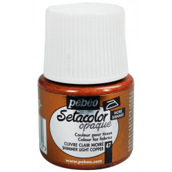 Peinture pour Tissu  Setacolor Cuivre Clair