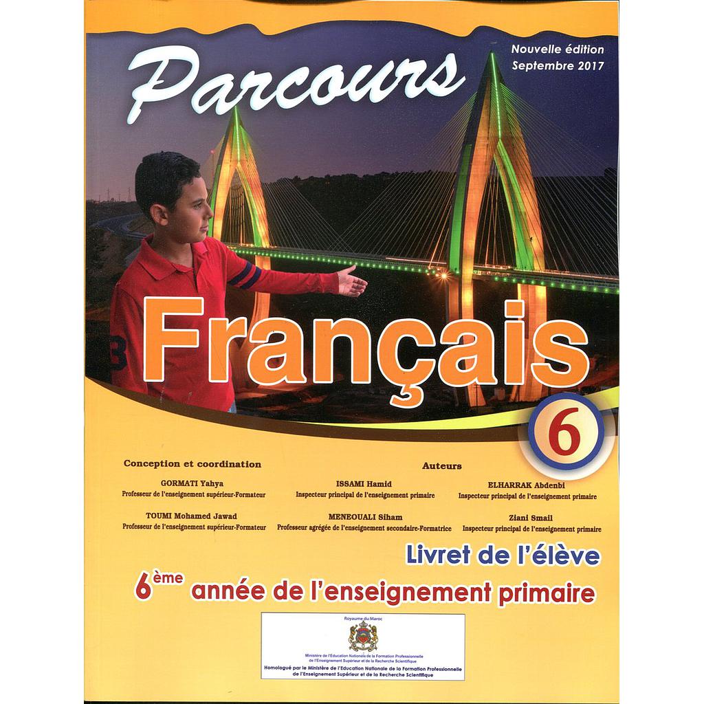 Parcours français 6éme primaire élève 2018 | ALMOUGGAR.COM