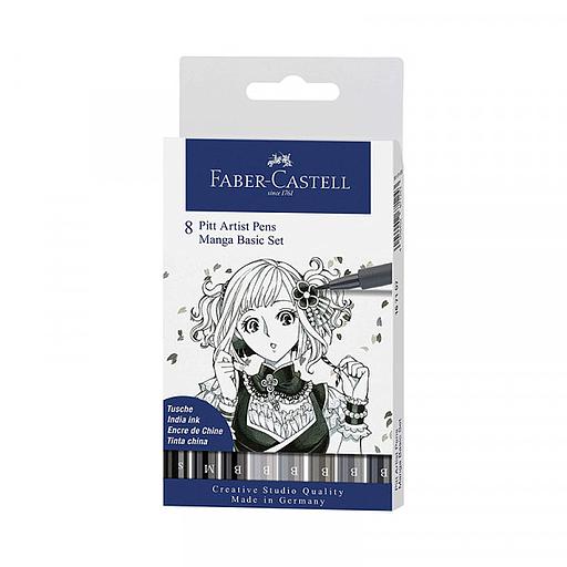 [167107] Pochette 8 Feutres Pitt Manga (B,M,S)