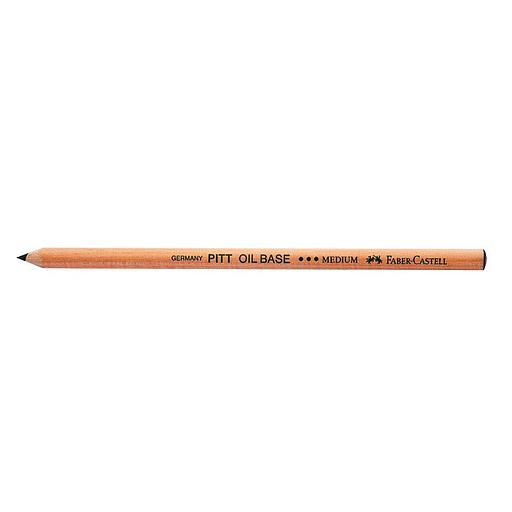 [112603] Crayon Pitt Noir Oil Base Moyen
