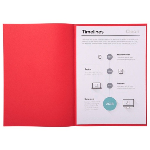 Paquet de 250 Sous-Chemises Rouge