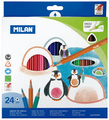 Crayons de couleurs - 24