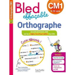 Le BLED effaçable Orthographe CM1