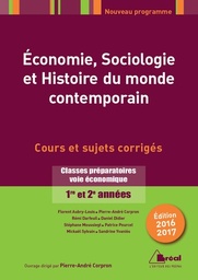 Economie sociologie et histoire du monde contemporain