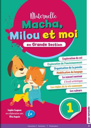 [PACK3] Macha, Milou et moi en GS - Pack ( Cahier d'apprentissage 1, 2 & 3 + Mon Portfolio + Cahier Combo Lecture & Ecriture )