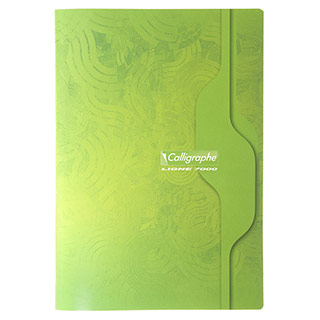 [18189] Cahier Pique 96P TP 24x32 Polypro Transparent Rèf 18189