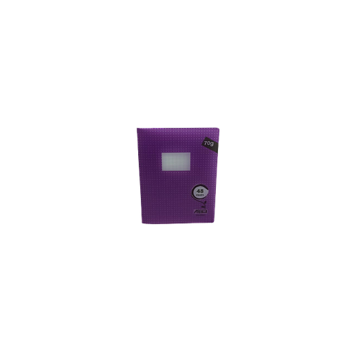 Cahier Piqué Séyès Polypro 48 P 17 x 22 70G Violet