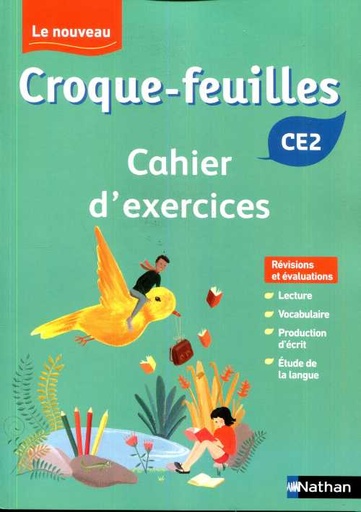 [NAT124383] Le Nouveau Croque-Feuilles CE2 - Cahier d'exercices 2019