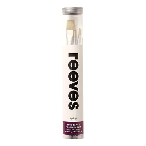 Boite De 4 Pinceaux Huile Reeves