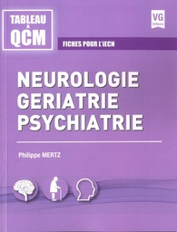 Neurologie, gériatrie, psychiatrie  - Fiches pour l'iECN