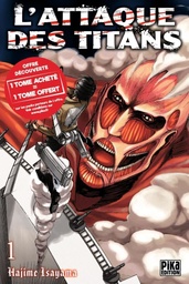 L'attaque des titans Pack tomes 1 et 2 - L'Attaque des Titans Pack  Découverte T01 et T02