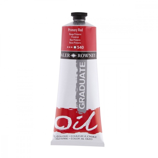 Peinture à l'huile - Graduate - 200ml - Rouge Primaire 