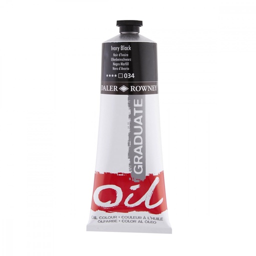 Peinture Huile Daler Rawney 200 ml Noir
