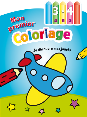 Mon premier coloriage - JE DECOUVRE MES JOUETS