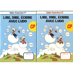 Lire, dire, écrire avec Ludo CP  - 2 volumes : Cahier d'exercices n° 1 et 2