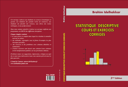 [9789954038789] Statistique descriptive - cours et exercices corrigés