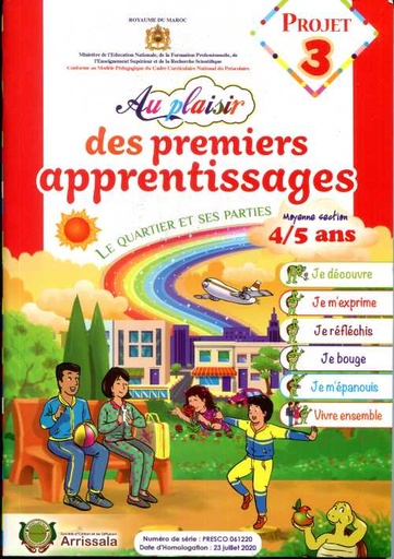 Projet 3 Au Plaisir Des Premiers Apprentissages Le Quartier et ses Parties 4/5