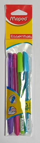 Pochette 4 stylos Couleurs