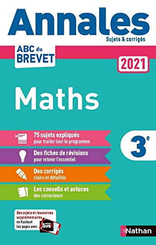 Annales ABC du Brevet 2021 Maths - Corrigé