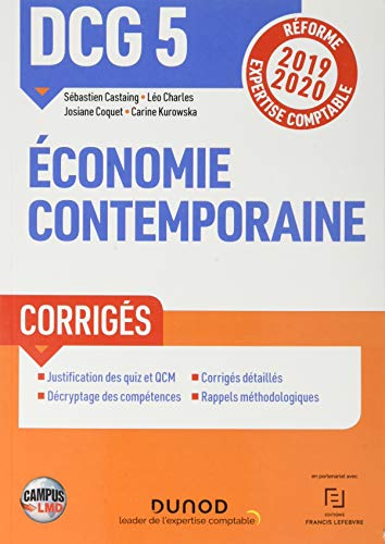 Campus - DCG 5 Economie contemporaine - Corrigés: Réforme Expertise comptable 2019-2020