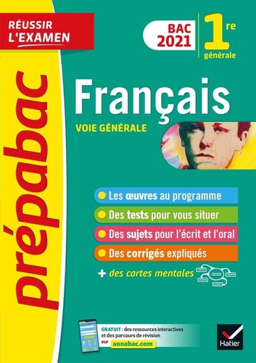 Prépabac réussir l'examen - français, voie générale - 1re générale (édition 2021)