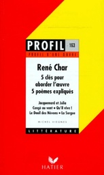 RENE CHAR (1907-1988). 5 clés pour aborder l'oeuvre, 5 poèmes expliqués