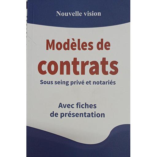 [9789920363075] Modèles de Contrats
