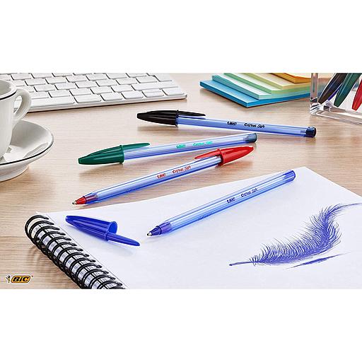 Stylo à bille Cristal Soft Pointe moyenne (1.2 mm)