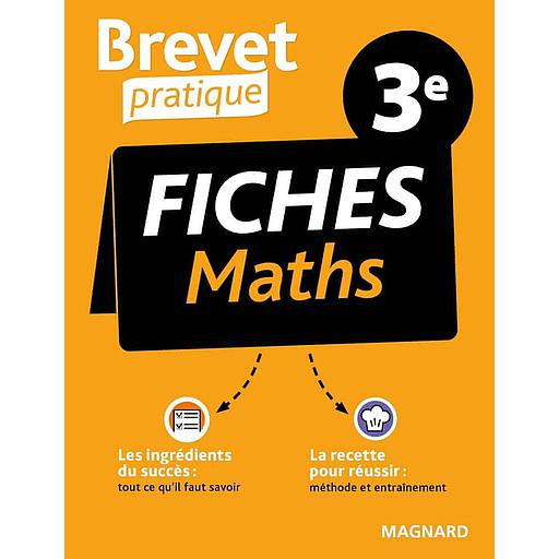 [MAG770454] Brevet Pratique Fiches Maths 3e