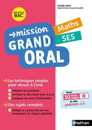 [NAT157573] Mission grand oral - Maths, SES Tle
