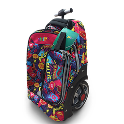 Cartable à Roulette avecTrousse 3 Poche TRL-SP19-1953