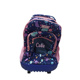 Cartable à Roulette avec Trousse 3 Poche TRL-K2091