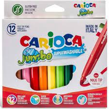 Boite de  12 Feutres de coloriage Jumbo