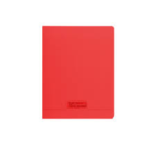 [18343] Cahier Pique Séyès  Polypro Rouge 192P 90g 17x22