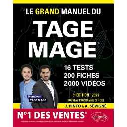 Le grand manuel du TAGE MAGE - 2021