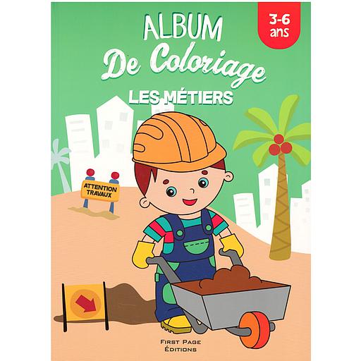 [CHR0802] LES METIERS ALBUM DE COLORIAGE